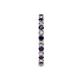 6 - Joyce 2.30 mm Blue Sapphire and Diamond Eternity Band 