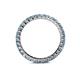5 - Joyce 2.30 mm Blue Topaz and Diamond Eternity Band 