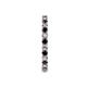 6 - Joyce 2.30 mm Red Garnet and Diamond Eternity Band 