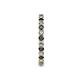 6 - Joyce 2.30 mm Black and White Diamond Eternity Band 