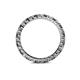 5 - Joyce 2.30 mm Smoky Quartz and Diamond Eternity Band 