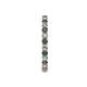 6 - Joyce 2.30 mm Diamond and Lab Created Alexandrite Eternity Band 