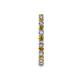 6 - Joyce 2.30 mm Citrine and Diamond Eternity Band 