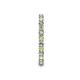 6 - Joyce 2.30 mm Peridot and Diamond Eternity Band 