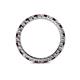 5 - Joyce 2.30 mm Red Garnet and Diamond Eternity Band 