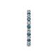 6 - Joyce 2.30 mm London Blue Topaz and Diamond Eternity Band 