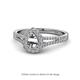 1 - Raisa Desire Semi Mount Halo Engagement Ring 