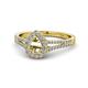 1 - Raisa Desire Semi Mount Halo Engagement Ring 