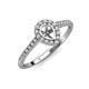 3 - Alba Desire Semi Mount Halo Engagement Ring 