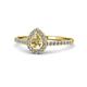 1 - Alba Desire Semi Mount Halo Engagement Ring 
