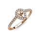 3 - Alba Desire Semi Mount Halo Engagement Ring 