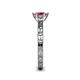 5 - Niah Classic 7x5 mm Oval Shape Rhodolite Garnet Solitaire Engagement Ring 