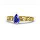 1 - Niah Classic 7x5 mm Pear Shape Tanzanite Solitaire Engagement Ring 