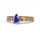 1 - Niah Classic 7x5 mm Pear Shape Tanzanite Solitaire Engagement Ring 