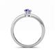 4 - Niah Classic 7x5 mm Pear Shape Tanzanite Solitaire Engagement Ring 