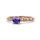 1 - Viona Signature Iolite Solitaire Engagement Ring 