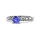 1 - Viona Signature Tanzanite Solitaire Engagement Ring 