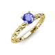 4 - Viona Signature Tanzanite Solitaire Engagement Ring 