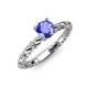 4 - Viona Signature Tanzanite Solitaire Engagement Ring 