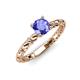 4 - Viona Signature Tanzanite Solitaire Engagement Ring 