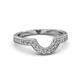 2 - Annabel Desire Diamond Curved Wedding Band 