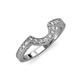 3 - Annabel Desire Diamond Curved Wedding Band 