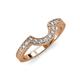 3 - Annabel Desire Diamond Curved Wedding Band 
