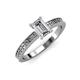 3 - Janina Classic Emerald Cut Diamond Solitaire Engagement Ring 