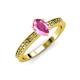 3 - Janina Classic Oval Cut Pink Sapphire Solitaire Engagement Ring 