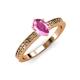 3 - Janina Classic Oval Cut Pink Sapphire Solitaire Engagement Ring 