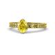 1 - Janina Classic Oval Cut Yellow Sapphire Solitaire Engagement Ring 