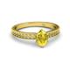 2 - Janina Classic Oval Cut Yellow Sapphire Solitaire Engagement Ring 