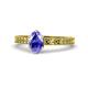 1 - Janina Classic Oval Cut Tanzanite Solitaire Engagement Ring 