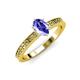 3 - Janina Classic Oval Cut Tanzanite Solitaire Engagement Ring 