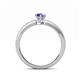 4 - Janina Classic Pear Cut Tanzanite Solitaire Engagement Ring 