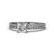 1 - Janina Classic Princess Cut Diamond Solitaire Engagement Ring 