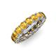 4 - Lucida 4.00 mm Round Citrine U Prong Eternity Band 