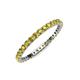 4 - Joyce 2.00 mm Yellow Diamond Eternity Band 