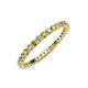 3 - Joyce 2.00 mm Yellow and White Diamond Eternity Band 