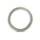 5 - Joyce 2.30 mm Yellow and White Diamond Eternity Band 