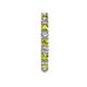 5 - Joyce 3.00 mm Yellow and White Diamond Eternity Band 