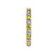 5 - Joyce 3.00 mm Yellow and White Diamond Eternity Band 