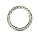 4 - Joyce 3.00 mm Yellow and White Diamond Eternity Band 