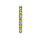 5 - Joyce 3.00 mm Yellow and White Diamond Eternity Band 