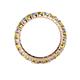4 - Joyce 3.00 mm Yellow and White Diamond Eternity Band 