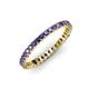 4 - Allie 2.00 mm Princess Cut Iolite Eternity Band 