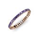 4 - Allie 2.00 mm Princess Cut Iolite Eternity Band 