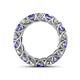 4 - Lucida 4.00 mm Tanzanite and Diamond Eternity Band 
