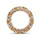 4 - Lucida 4.00 mm Citrine and Diamond Eternity Band 