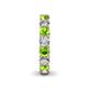 5 - Lucida 4.00 mm Peridot and Diamond Eternity Band 